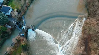 Lennehochwasser Altena-Nachrodt 26.12.23