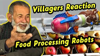 Tribal People React To Amazing Food Processing Robots