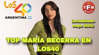 TOP Canciones de María Becerra en LOS40 ARGENTINA 🇦🇷 (Actualizado mayo 2024)