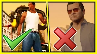 ГТА СКАТИЛИСЬ? ПОЧЕМУ НОВЫЕ GTA (ГТА 4 И ГТА 5) ХУЖЕ СТАРЫХ GTA VICE CITY И GTA SAN ANDREAS