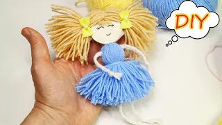 DIY THREAD TOY Making a doll with your own hands