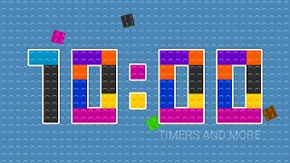 10 Minutes Colourful LEGO Inspired Countdown Timer