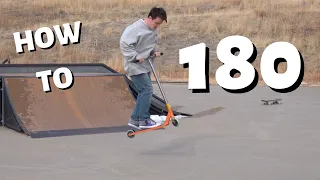 How to 180 (Backside and Frontside) | Scooter Tutorial