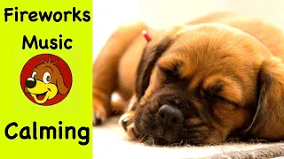 Relaxing Music To Calm Dogs Afraid Of Fireworks & Loud Noises  💖  Desensitising Sound Effects