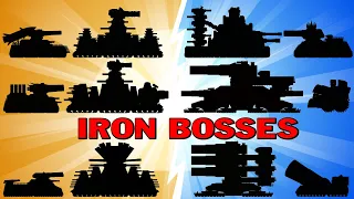 ALL SERIES : IRON BOSSES  - TOP TANK BATTLES  - Cartoons about tank/Nina tank cartoon