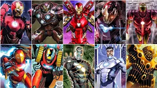 Top 7 Comic Ironman most Powerful Armours Explained in Hindi (SUPERBATTLE)