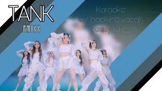 TANK - NMIXX [karaoke w/ backing vocals + easy lyrics]