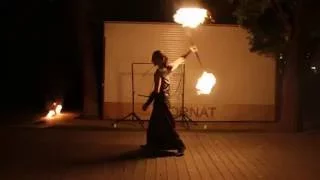 Шоу стихий Lumiere парный  факир надпись пиротехника огненное шоу алматы (fire tribal almaty)