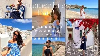 Summer Dresses I Packed for Greece| Amazon Dress Haul