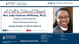 Rev. Judy Fentress-Williams, Ph.D.| Andrew Rankin Memorial Chapel | Howard University