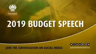 Budget Speech 2019: Plenary of the National Assembly , 20 February 2019