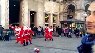 Christmas dance italia Milano Duomo