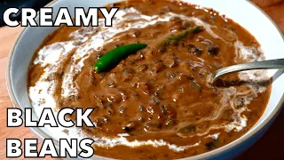 RESTAURANT STYLE DAL MAKHANI RECIPE USING BLACK BEANS