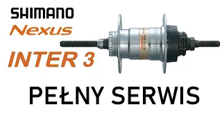 Pełny serwis / odbudowa Shimano Nexus Inter 3 | SG-3R40