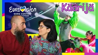 Käärijä - Cha Cha Cha  (Finland) Eurovision 2023 (REACTION) with my wife