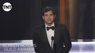 Ashton Kutcher: Opening Monologue | 23rd Annual SAG Awards | TNT