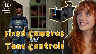 Fixed Camera Tutorial | Resident Evil | Classic Horror Games in Unreal Engine 5