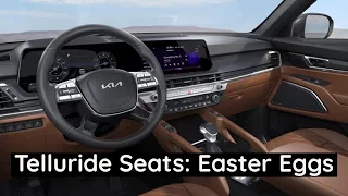 My Two Favorite Easter Eggs of the Kia Telluride's Seats