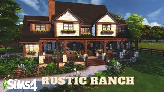 Rustic Ranch // NO CC // Sims 4 Horse Ranch Speedbuild