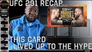 UFC 291 RECAP: THIS CARD LIVED UP TO THE HYPE! Showtime's Fight Forum