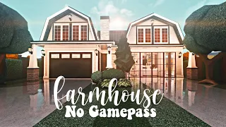 Roblox Bloxburg - No Gamepass Family Farmhouse - Minami Oroi