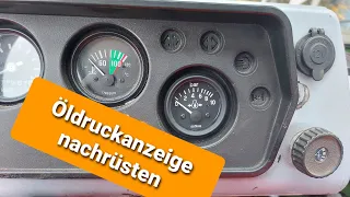 Öldruckanzeige im IFA M 24 / M25 nachrüsten  💡 Öldruck unter Kontrolle  🔍DDR Oldtimer