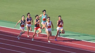 2019 関東インカレ陸上 男子1部 800m 準決勝1組