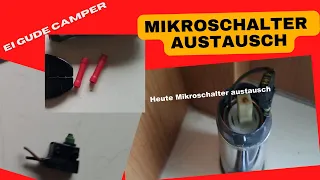 Mikroschalter am Wasserhahn im Wohnmobil wechseln, tauschen oder reparieren ?