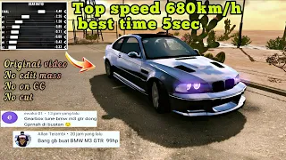 Gearbox BMW M3 GTR car parking 99hp, Tune up / inner
