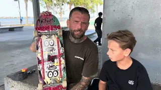 Trying the Razor Egg by Heroin Skateboards