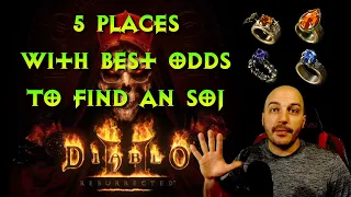 Diablo 2 Resurrected - Find Stone of Jordan FAST, 5 Places with Best Drop Odds, SOJ