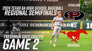 Pearland vs Memorial | 2024 6A Regional Semifinals | Game 2