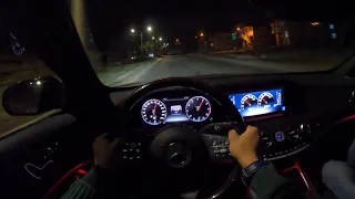 Mercedes Benz S450 4MATIC | NIGHT DRIVE POV 4K by m474d