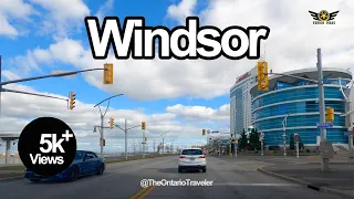 WINDSOR ONTARIO CANADA DRIVE FALL 2020 (4K)