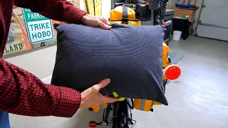 CRASH PILLOWS: Soften the impact from a car bumper, at least a little!