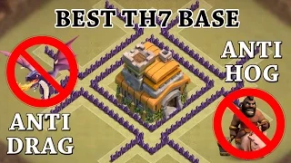 Clash Of Clans - TH7 WAR BASE! | CoC BEST TOWN HALL 7 DEFENSE! (WITH 3 AIR DEFENSES!) "NEW UPDATE!"