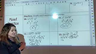 Powers of Monomials