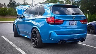 BMW F85 X5M with Dinan exhaust