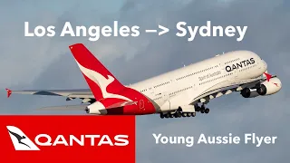 THE WORLDS LARGEST PASSENGER AIRCRAFT | Qantas Airways | LAX-SYD | QF12