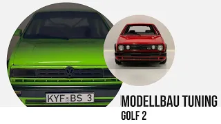 VW Golf 2 GTI G60 Tuning MK2 1:18 Modellbau Monster Scalemodel