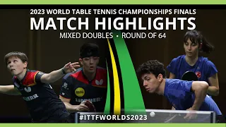 Yigenler/Yilmaz vs Qiu/Mittelham | XD R64 | 2023 ITTF World Table Tennis Championships Finals