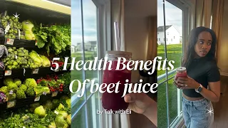 Beetroot Juice // Benefits of drinking beetroot carrot and ginger juice.