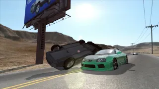 Need For Speed PRO STREET Crashes compilation (ASMR engine sounds)