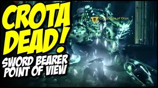 Crota Defeated: Sword Bearer Point of View! End Boss for Crota's End Raid