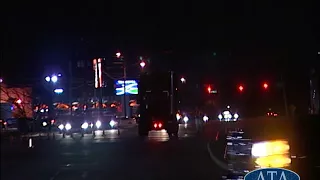 Motorcycle and Bobtail Nighttime Incident