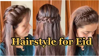 Beautiful Hairstyle for Eid||Cute and Easy Hairstyles for everyone!      #hairtutorial #hairstyles