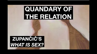 QUANDARY OF THE RELATION. Alenka Zupančič's What Is Sex?: ...And Even Stranger Out There Pt. 1