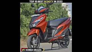 Top 10 Best Scooty In India 🏍️ | 2022 | Mr Unknown Facts || #shorts