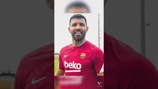 Sergio Aguero first training session at Fc Barcelona | Aguero at Barça ❤️