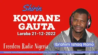 Ga shirin Kowane Gauta na ranar Laraba 21-12-2022